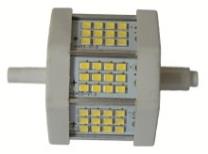 Patice R7S - do halogenových světel LED žárovka R7S- 5W, bílá 4250K, 430Lm.