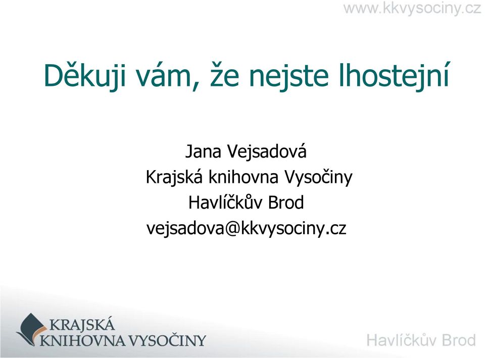 Krajská knihovna Vysočiny