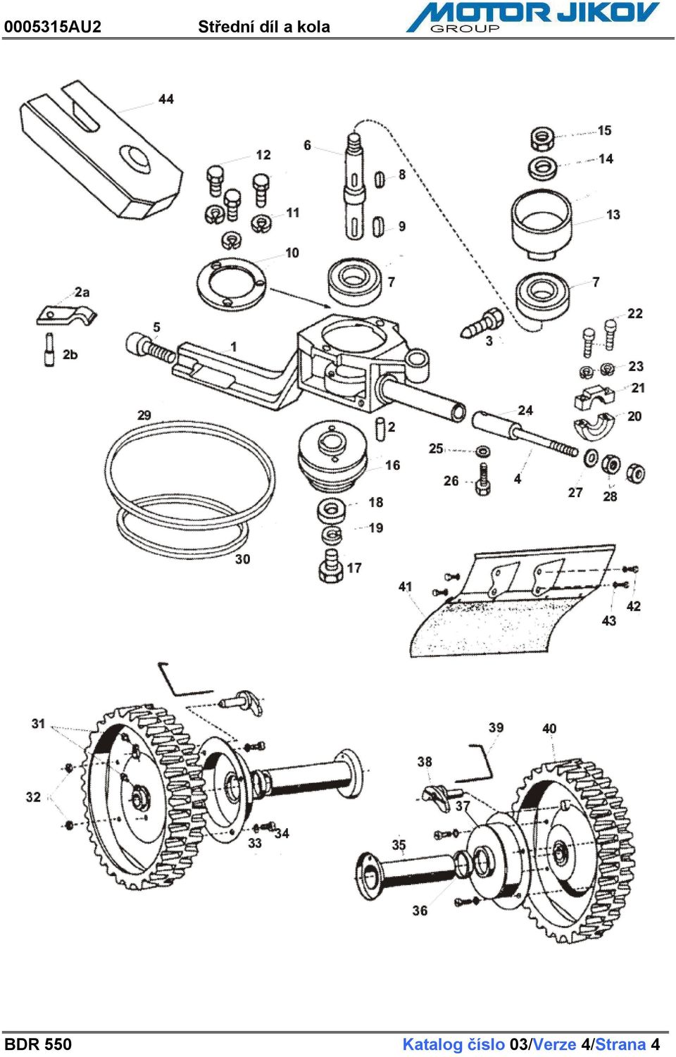 BDR 550. Verze 4 výroba od roku 1998 JEDNOBUBNOVÁ ROTA NÍ SEKA KA ZÁB R 55  cm. Vladimír Bernklau - PDF Free Download