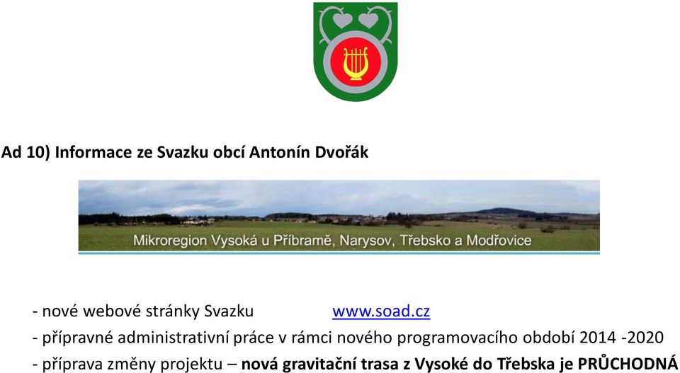 cz - přípravné administrativní práce v rámci nového