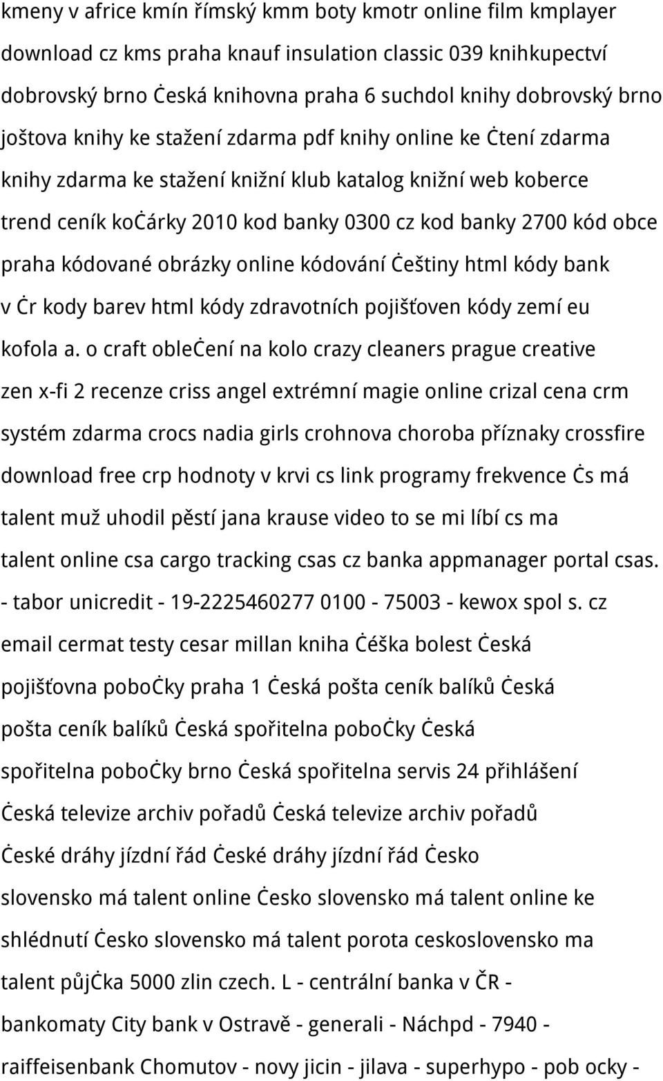 praha kódované obrázky online kódování češtiny html kódy bank v čr kody barev html kódy zdravotních pojišťoven kódy zemí eu kofola a.