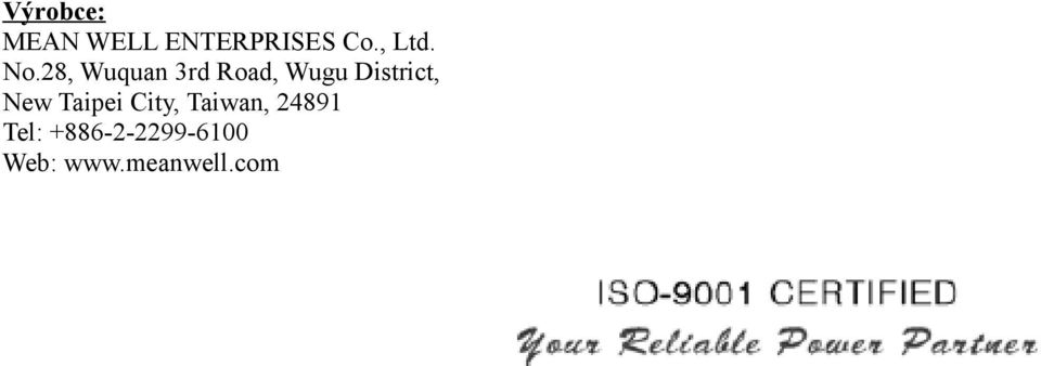 28, Wuquan 3rd Road, Wugu District,