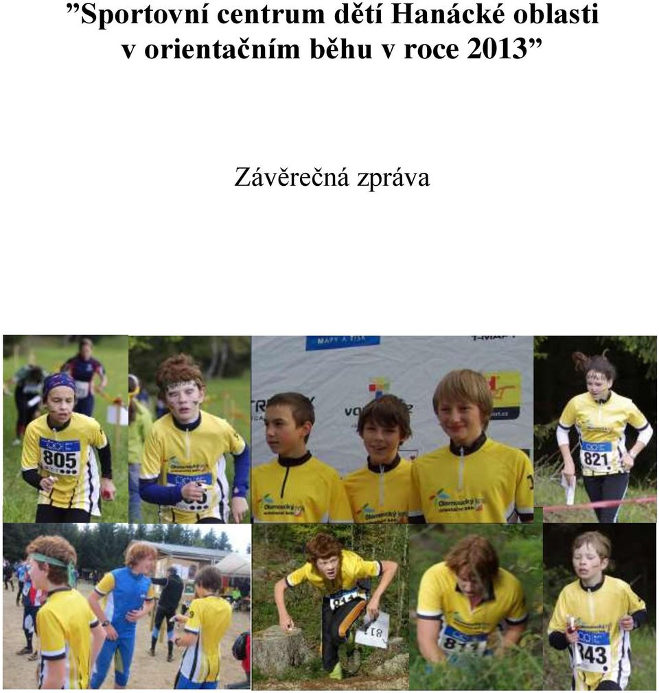 v orientačním běhu v
