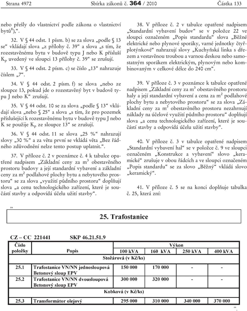 c) se číslo 13 nahrazuje číslem 7. 34. V 44 odst.