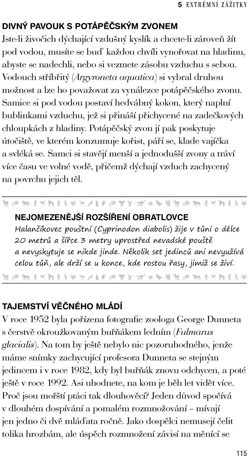 Samice si pod vodou postaví hedvábný kokon, který naplní bublinkami vzduchu, jež si přináší přichycené na zadečkových chloupkách z hladiny.