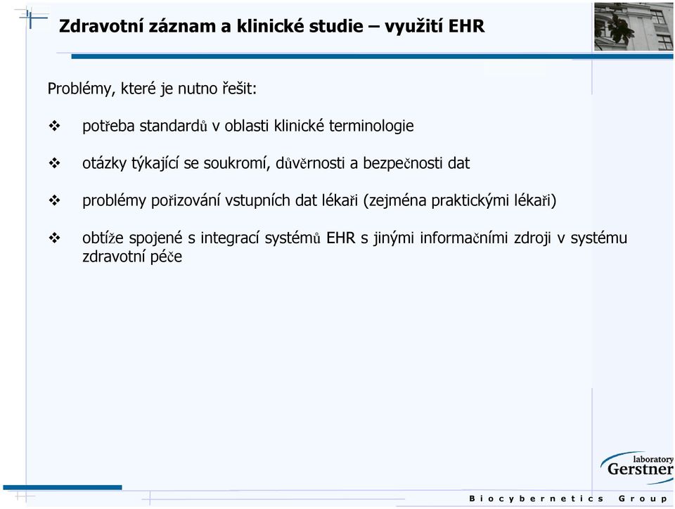 bezpečnosti dat problémy pořizování vstupních dat lékaři (zejména praktickými lékaři)