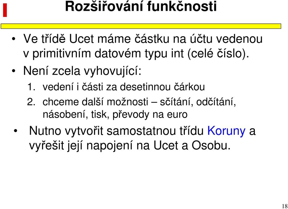 vedení i části za desetinnou čárkou 2.