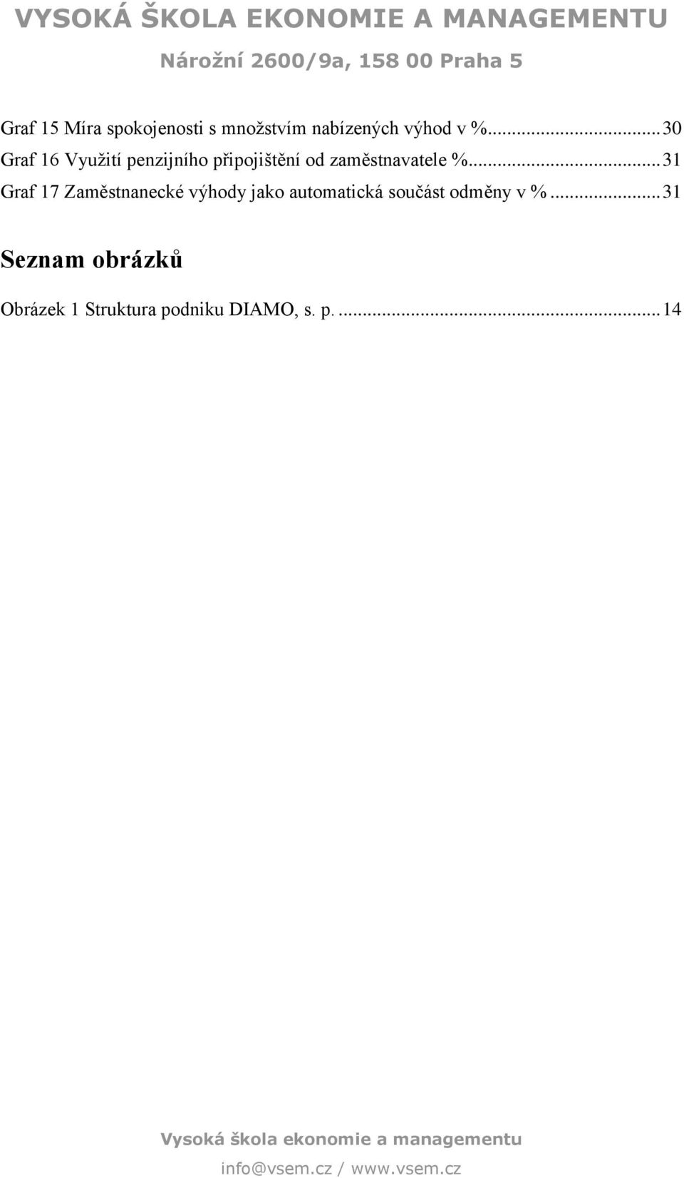 .. 31 Graf 17 Zaměstnanecké výhody jako automatická součást