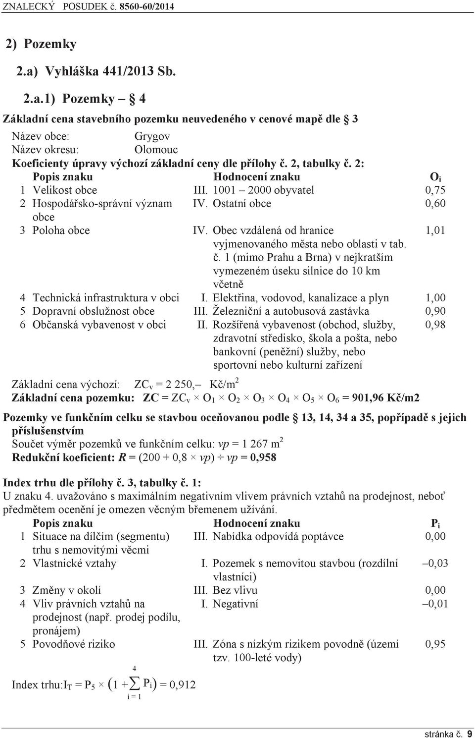 Obec vzdálená od hranice 1,01 vyjmenovaného města nebo oblasti v tab. č. 1 (mimo Prahu a Brna) v nejkratším vymezeném úseku silnice do 10 km včetně 4 Technická infrastruktura v obci I.