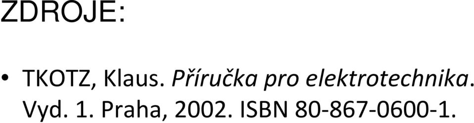 elektrotechnika. Vyd.