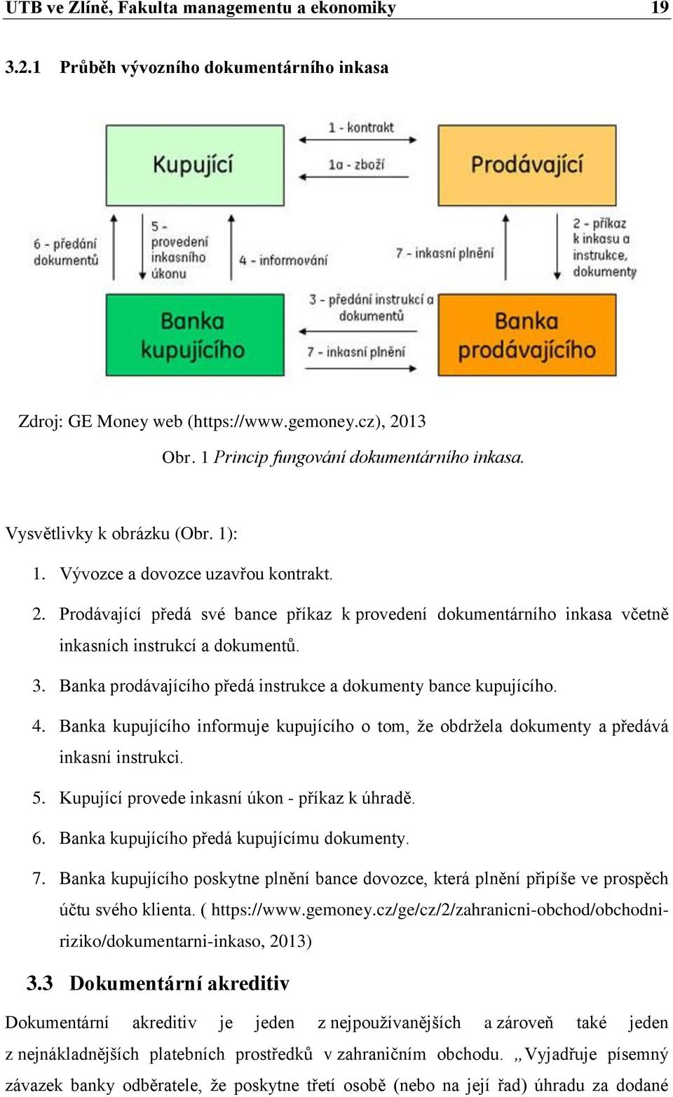 Banka prodávajícího předá instrukce a dokumenty bance kupujícího. 4. Banka kupujícího informuje kupujícího o tom, že obdržela dokumenty a předává inkasní instrukci. 5.