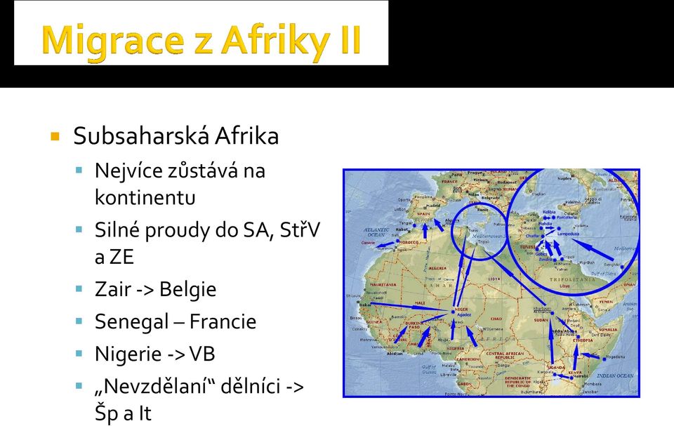 ZE Zair -> Belgie Senegal Francie