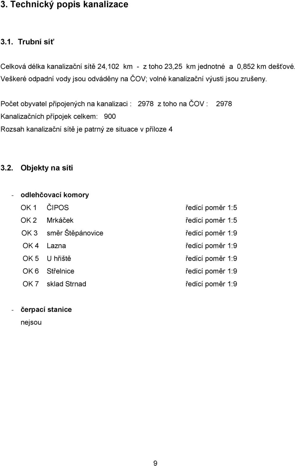 Počet obyvatel připojených na kanalizaci : 29