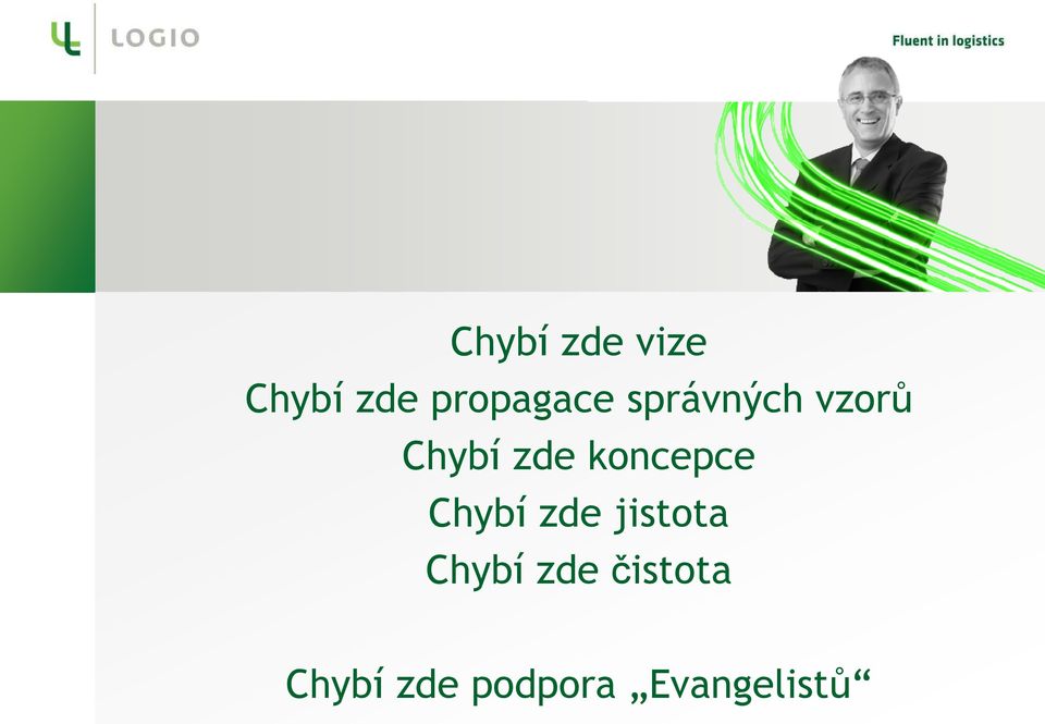 Chybí zde jistota Chybí zde