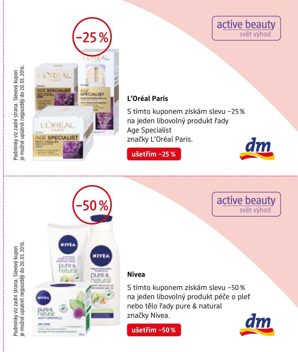 ušetřím 50 % Nivea S tímto kuponem získám slevu 50% na jeden