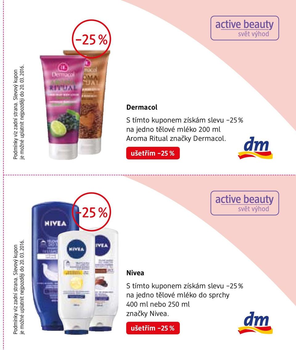 ušetřím Nivea S tímto kuponem získám slevu 25% na