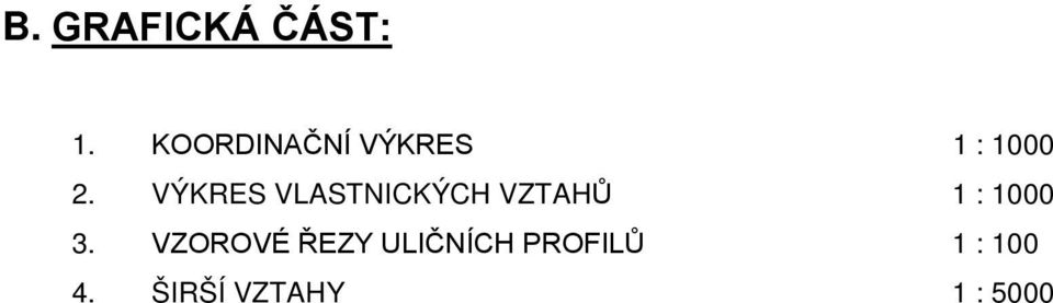 VÝKRES VLASTNICKÝCH VZTAHŮ 1 : 1000 3.