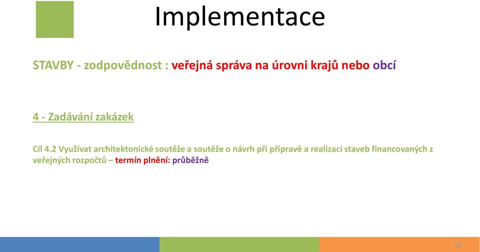 2 Využívat architektonické soutěže a soutěže o návrh při