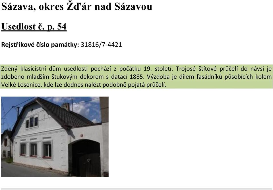 počátku 19. století.