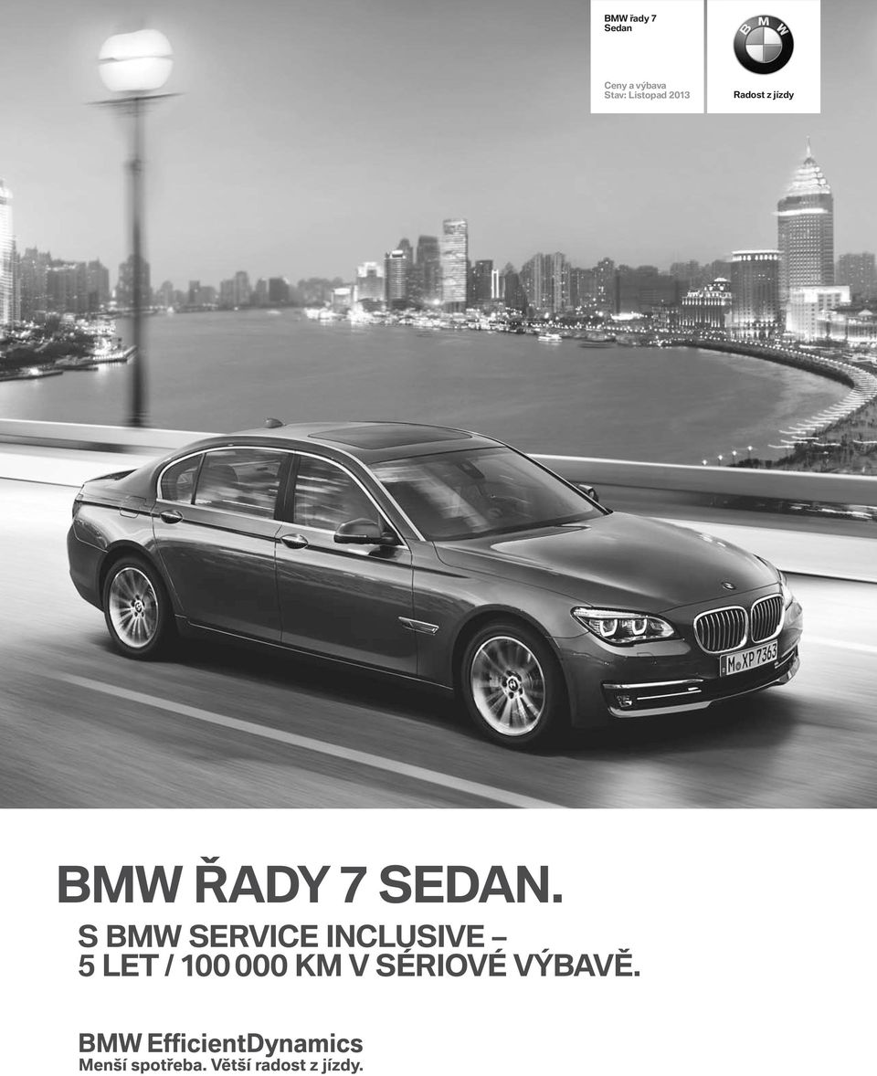 BMW ŘADY SEDAN.