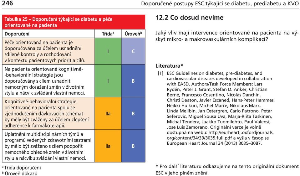N pcient orientovné kognitivně- -ehviorální strtegie jsou doporučovány s cílem usndnit nemocným dosžení změn v životním stylu nácvik zvládání vlstní nemoci.