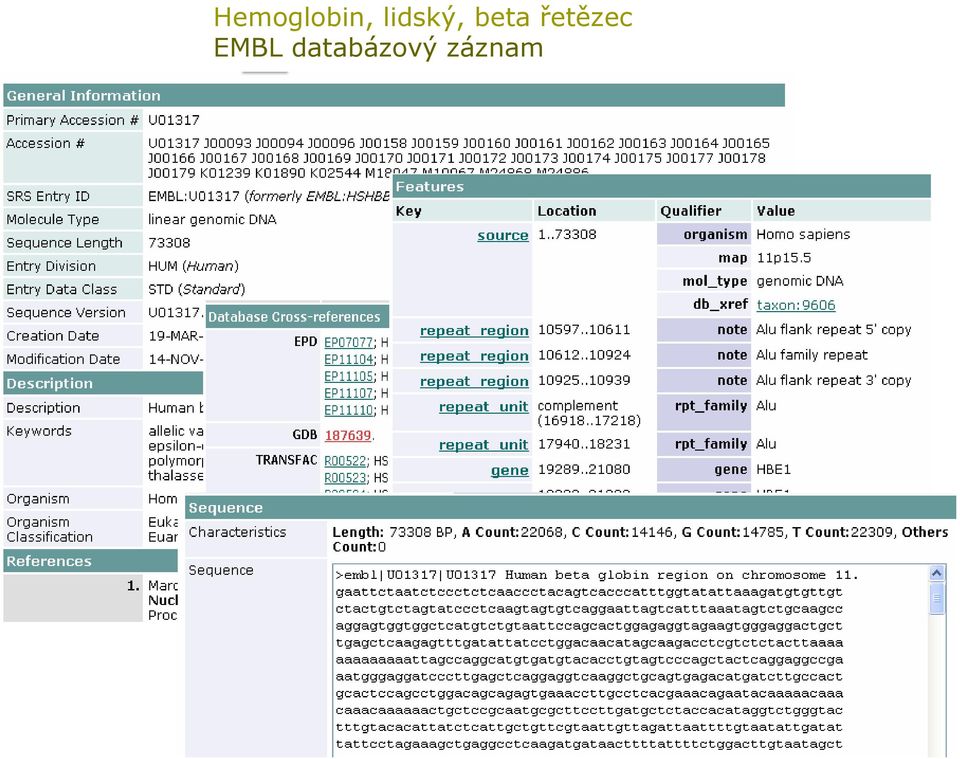 řetězec EMBL