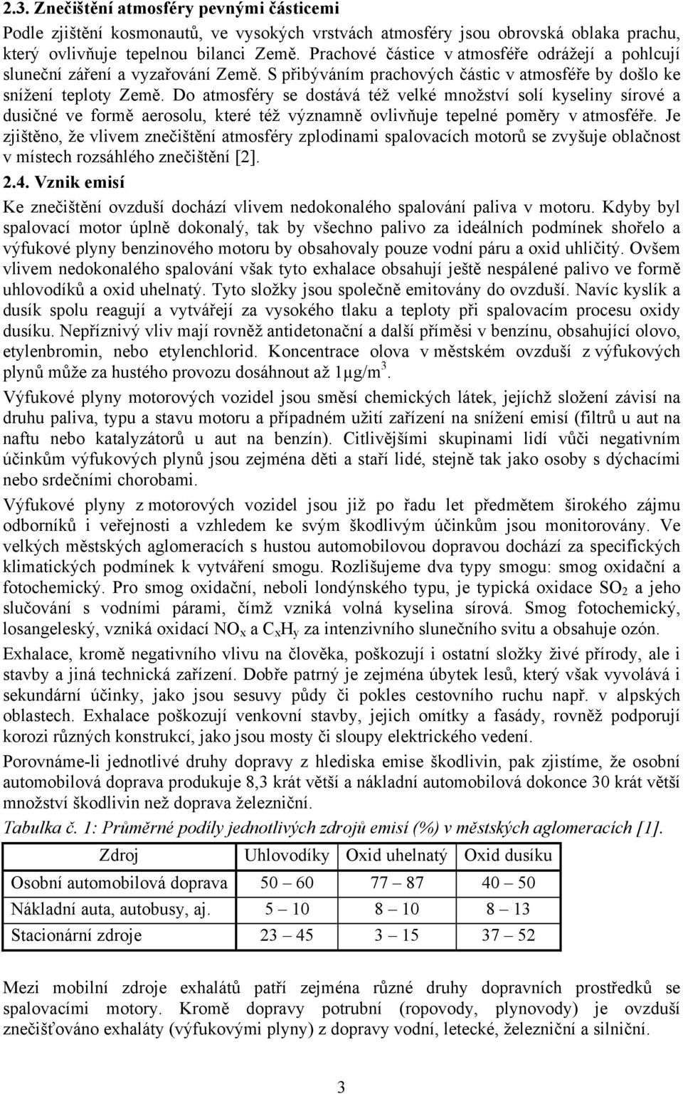 Do atmosféry se dostává též velké množství solí kyseliny sírové a dusičné ve formě aerosolu, které též významně ovlivňuje tepelné poměry v atmosféře.