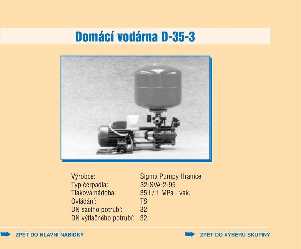 nádoba: 35 l / 1 MPa vak.