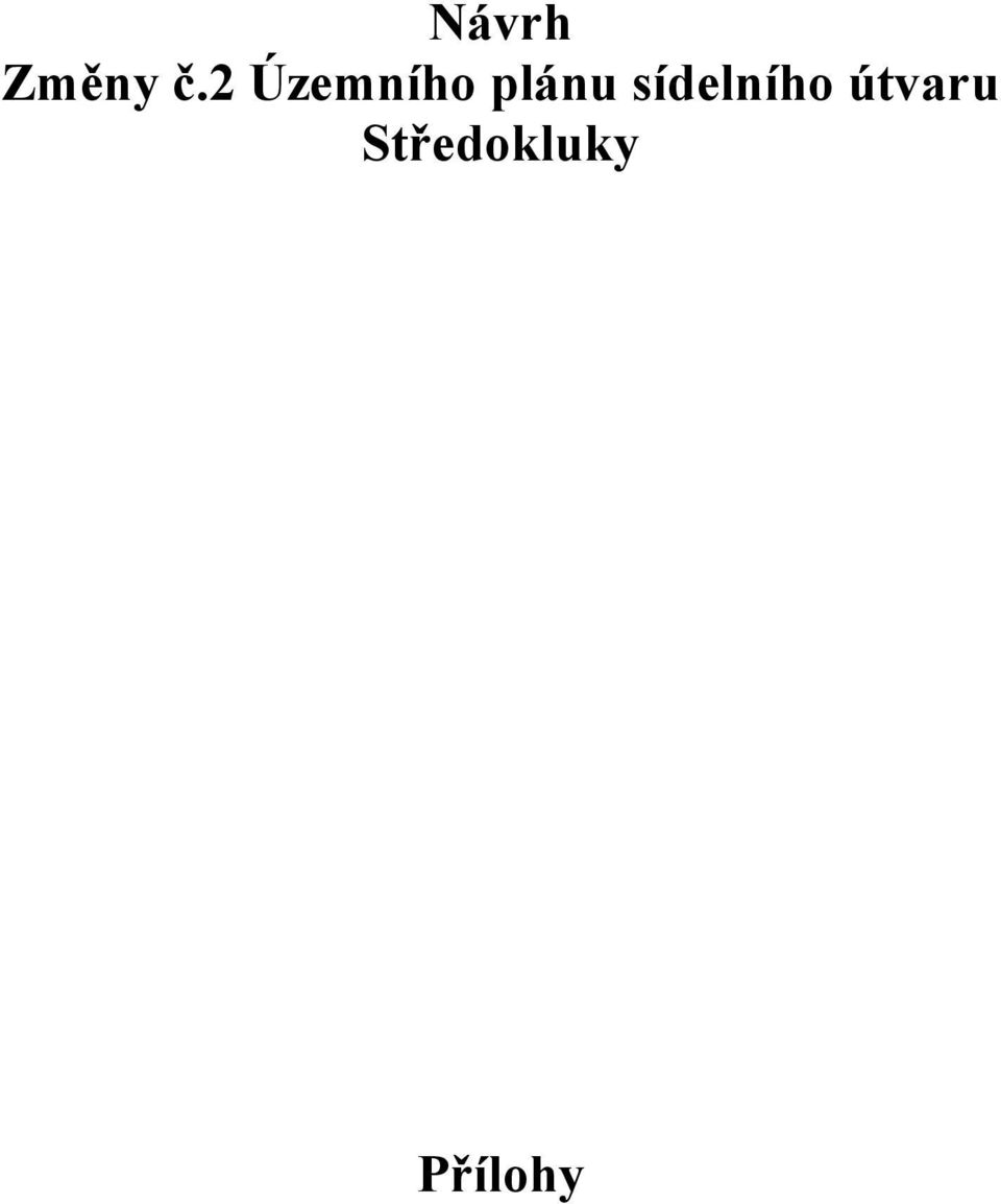 sídelního útvaru