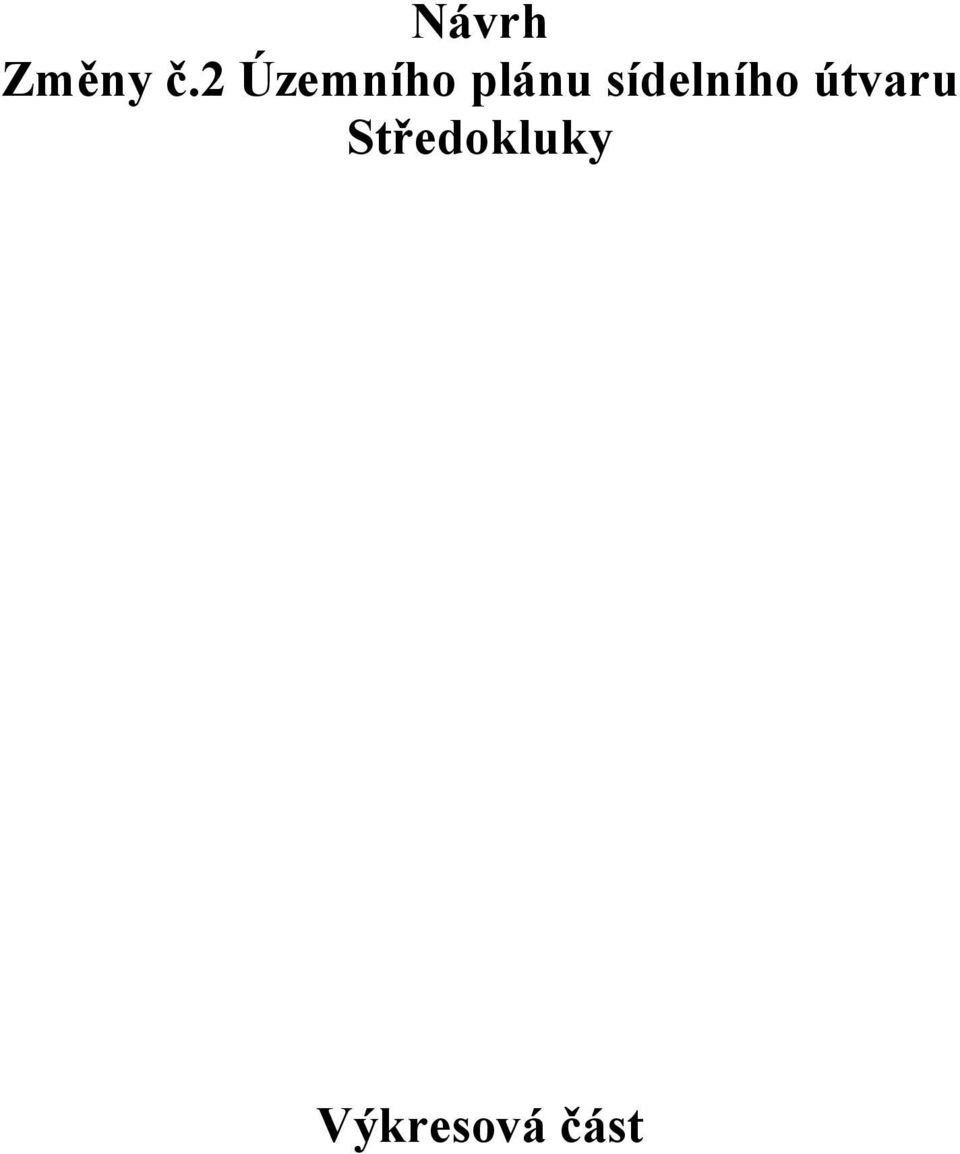 sídelního útvaru