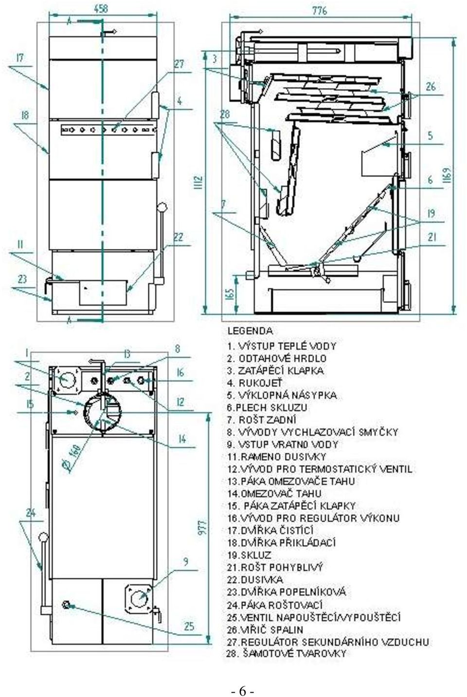 E T K A L S - 31 NÁVOD K INSTALACI, OBSLUZE A ÚDRŽBĚ KOTLE NA PEVNÁ PALIVA.  30 kw - PDF Free Download