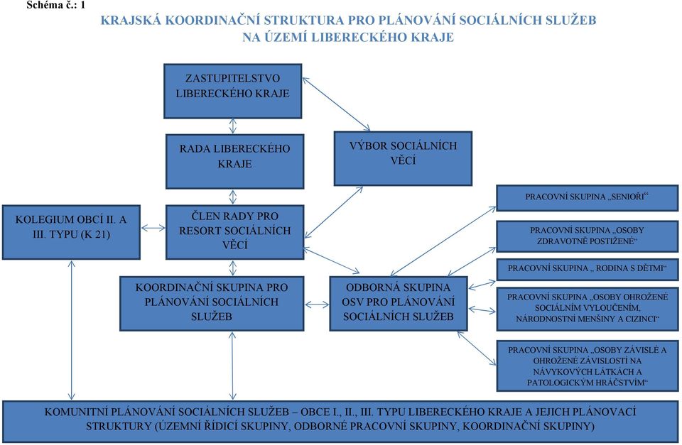 TYPU (K 21) ČLEN RADY PRO RESORT SOCIÁLNÍCH VĚCÍ PRACOVNÍ SKUPINA SENIOŘI PRACOVNÍ SKUPINA OSOBY ZDRAVOTNĚ POSTIŽENÉ PRACOVNÍ SKUPINA RODINA S DĚTMI KOORDINAČNÍ SKUPINA PRO PLÁNOVÁNÍ SOCIÁLNÍCH