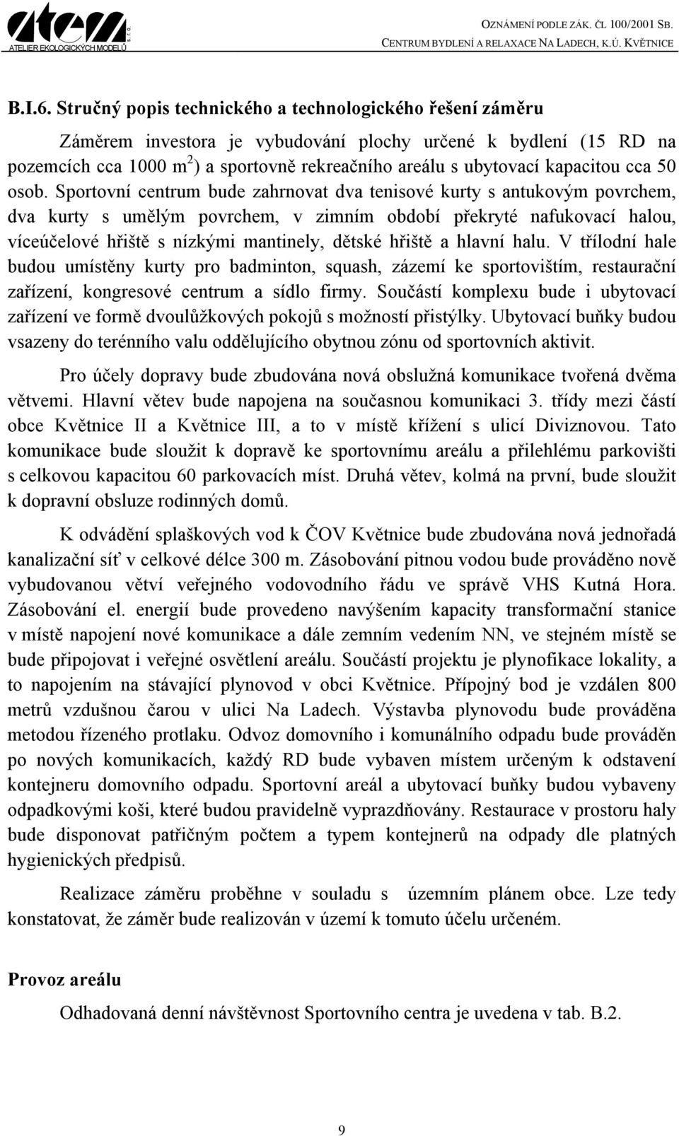 kapacitou cca 50 osob.