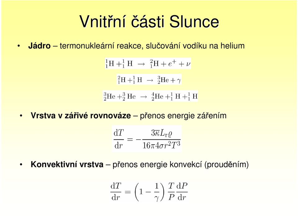 zářivé rovnováze přenos energie zářením