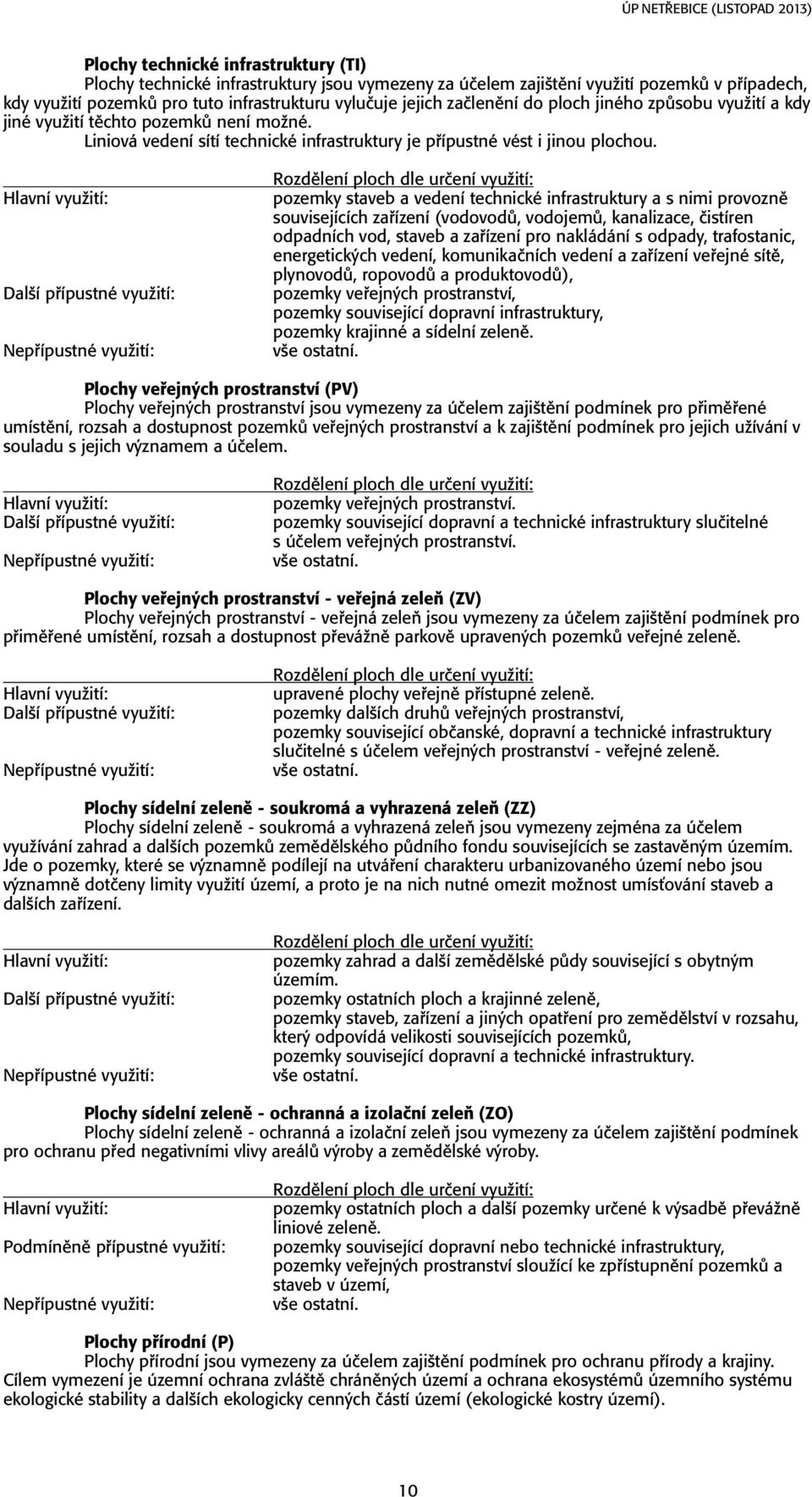 pozemky staveb a vedení technické infrastruktury a s nimi provoznï souvisejících za ízení (vodovod, vodojem, kanalizace, Ëistíren odpadních vod, staveb a za ízení pro nakládání s odpady, trafostanic,