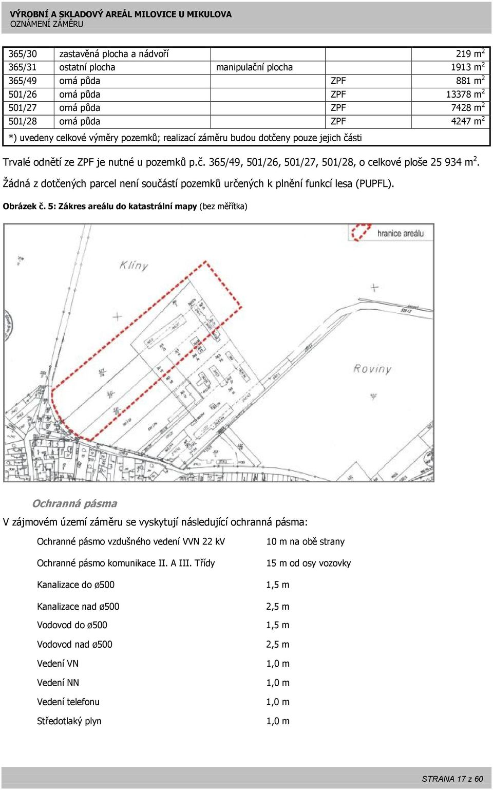 Žádná z dotčených parcel není součástí pozemků určených k plnění funkcí lesa (PUPFL). Obrázek č.