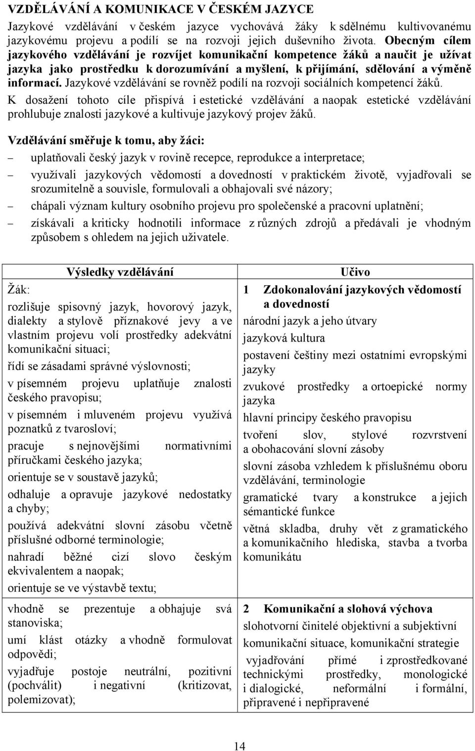 Jazykové vzdělávání se rovněž podílí na rozvoji sociálních kompetencí žáků.