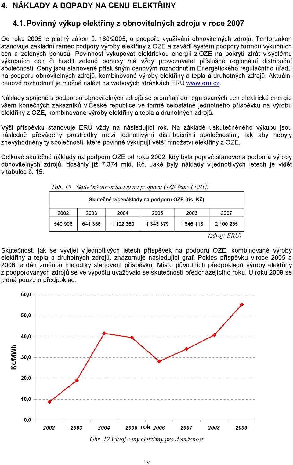 Povinnost vykupovat elektrickou energii z OZE na pokrytí ztrát v systému výkupních cen či hradit zelené bonusy má vždy provozovatel příslušné regionální distribuční společnosti.