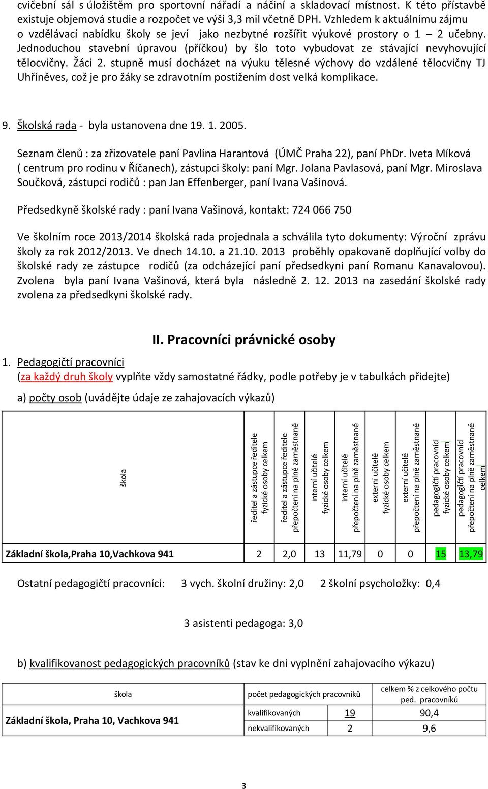 s úložištěm pro sportovní nářadí a náčiní a skladovací místnost. K této přístavbě existuje objemová studie a rozpočet ve výši 3,3 mil včetně DPH.