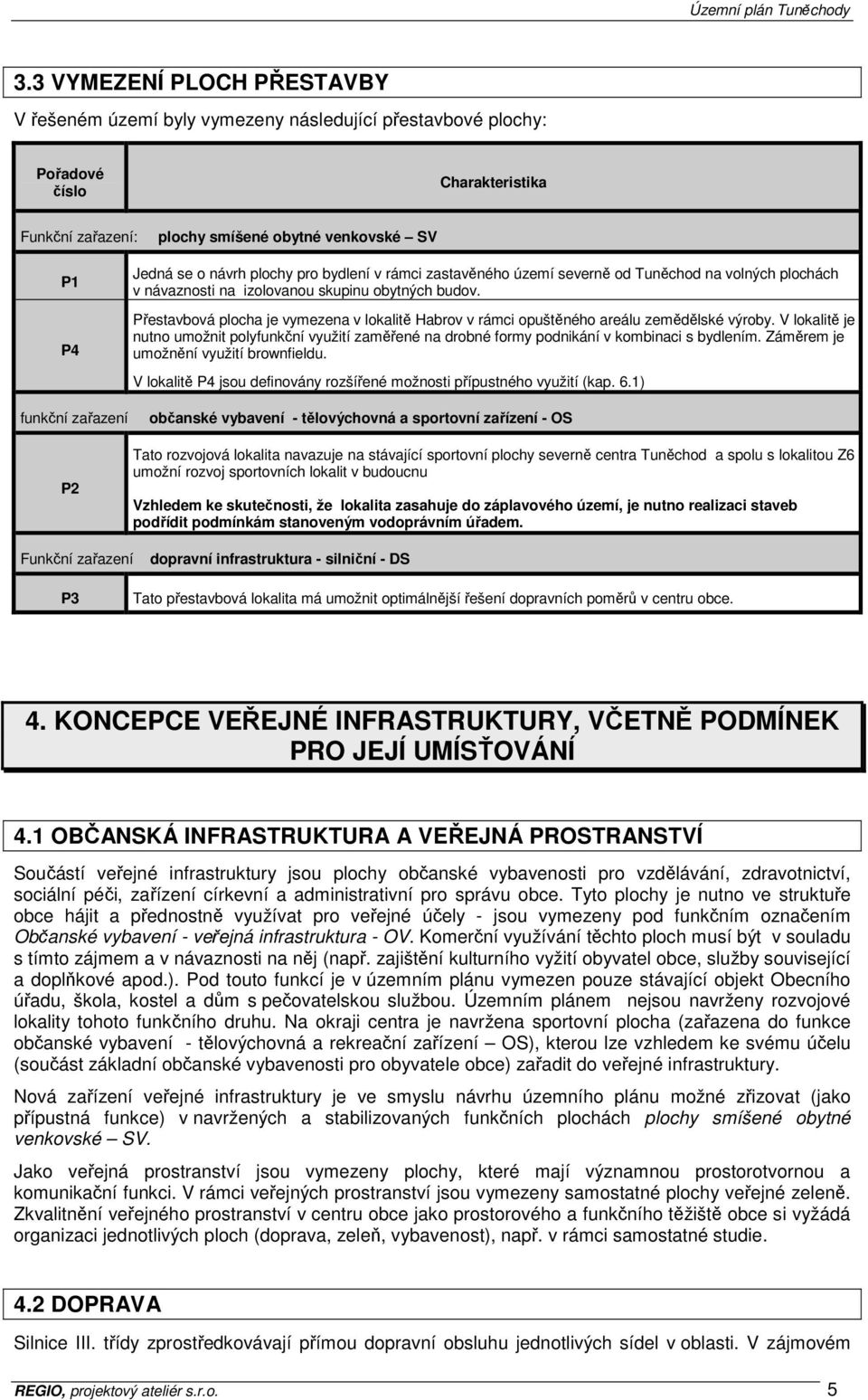 Přestavbová plocha je vymezena v lokalitě Habrov v rámci opuštěného areálu zemědělské výroby. V lokalitě je nutno umožnit polyfunkční využití zaměřené na drobné formy podnikání v kombinaci s bydlením.