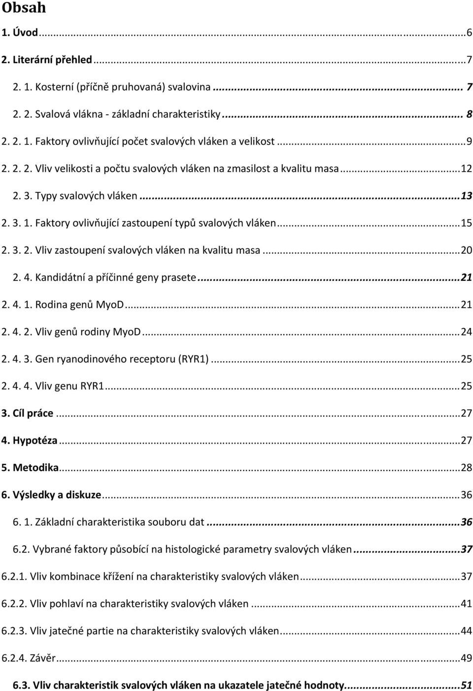 .. 20 2. 4. Kandidátní a příčinné geny prasete... 21 2. 4. 1. Rodina genů MyoD... 21 2. 4. 2. Vliv genů rodiny MyoD... 24 2. 4. 3. Gen ryanodinového receptoru (RYR1)... 25 2. 4. 4. Vliv genu RYR1.