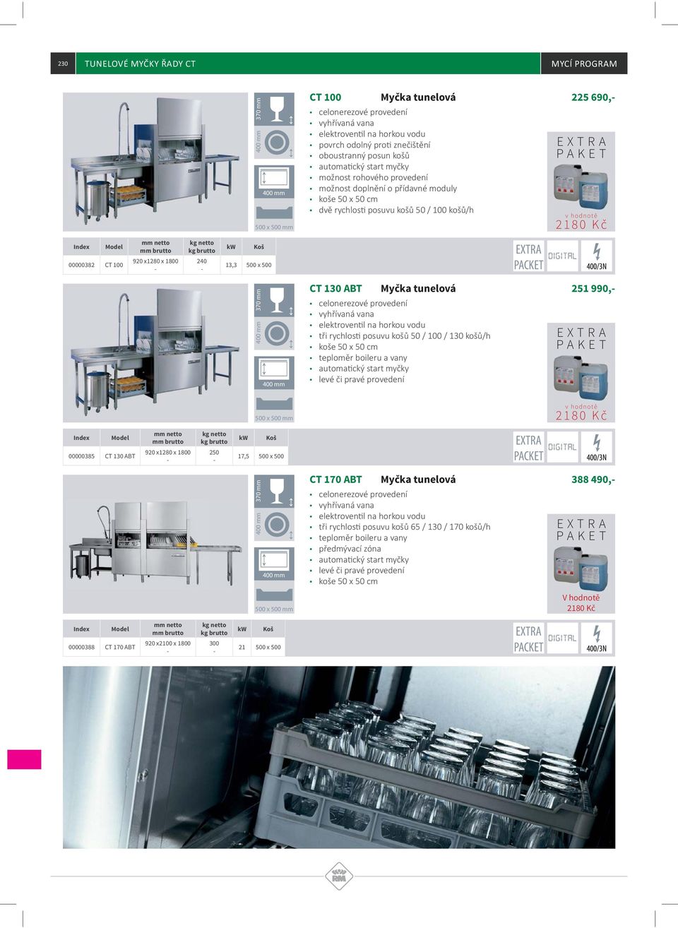 00000385 CT 130 ABT 920 x1280 x 1800 250 17,5 500 x 500 400 mm 370 mm 400