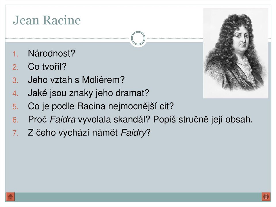 Co je podle Racina nejmocnější cit? 6.