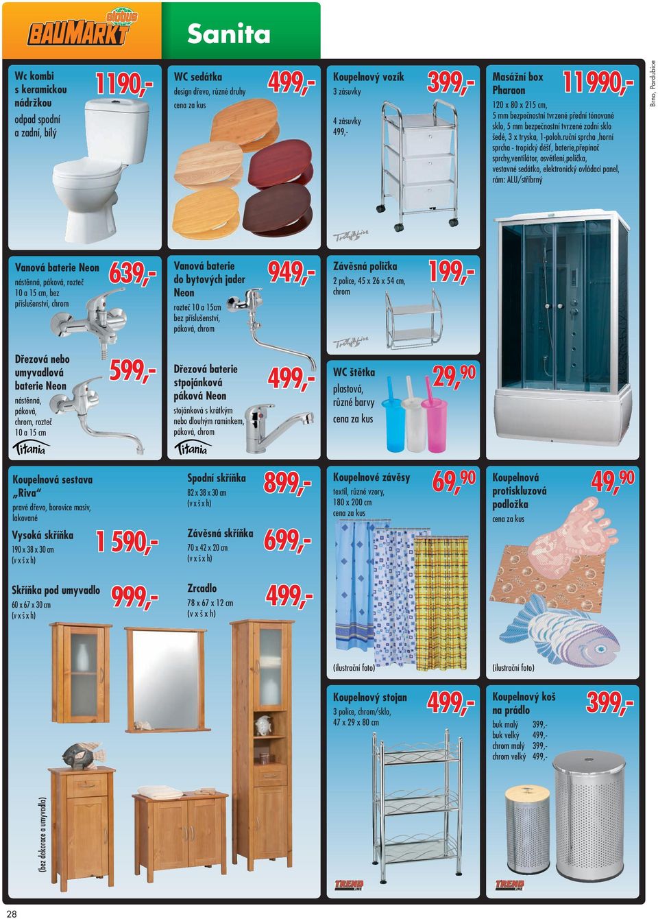 ruční sprcha,horní sprcha - tropický déšť, baterie,přepínač sprchy,ventilátor, osvětlení,polička, vestavné sedátko, elektronický ovládací panel, rám: ALU/stříbrný Vanová baterie Neon nástěnná,