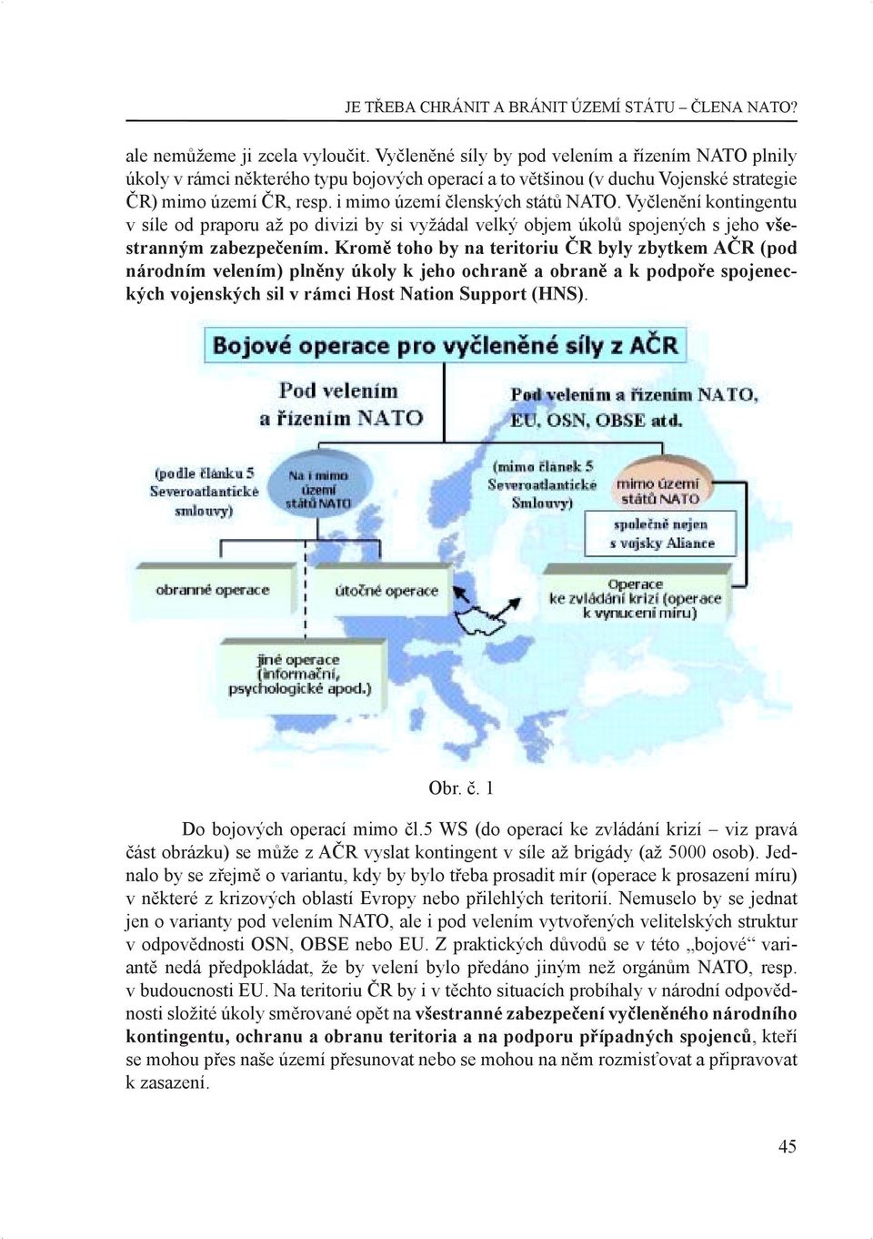 Vyčlenění kontingentu v síle od praporu až po divizi by si vyžádal velký objem úkolů spojených s jeho všestranným zabezpečením.