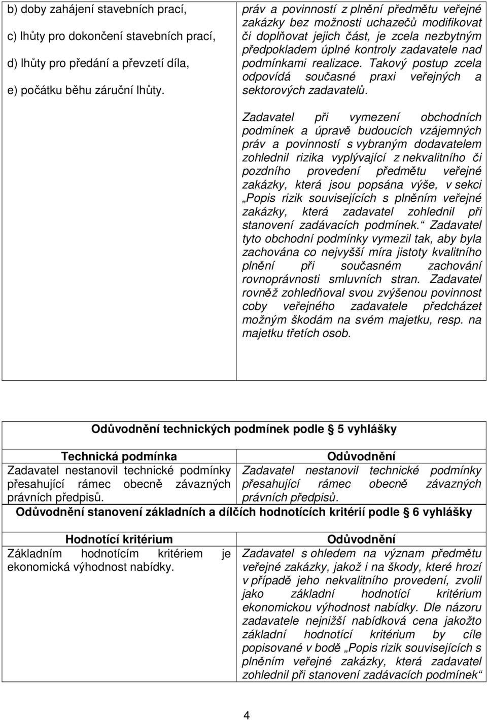Takový postup zcela odpovídá současné praxi veřejných a sektorových zadavatelů.