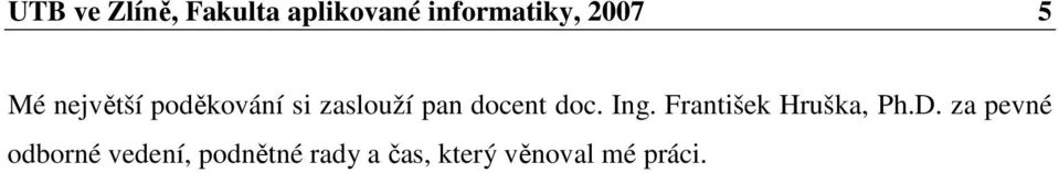doc. Ing. František Hruška, Ph.D.