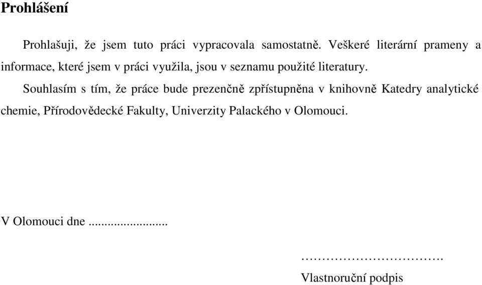 použité literatury.