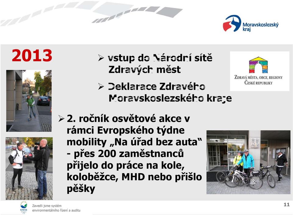 týdne mobility Na úřad bez auta -přes