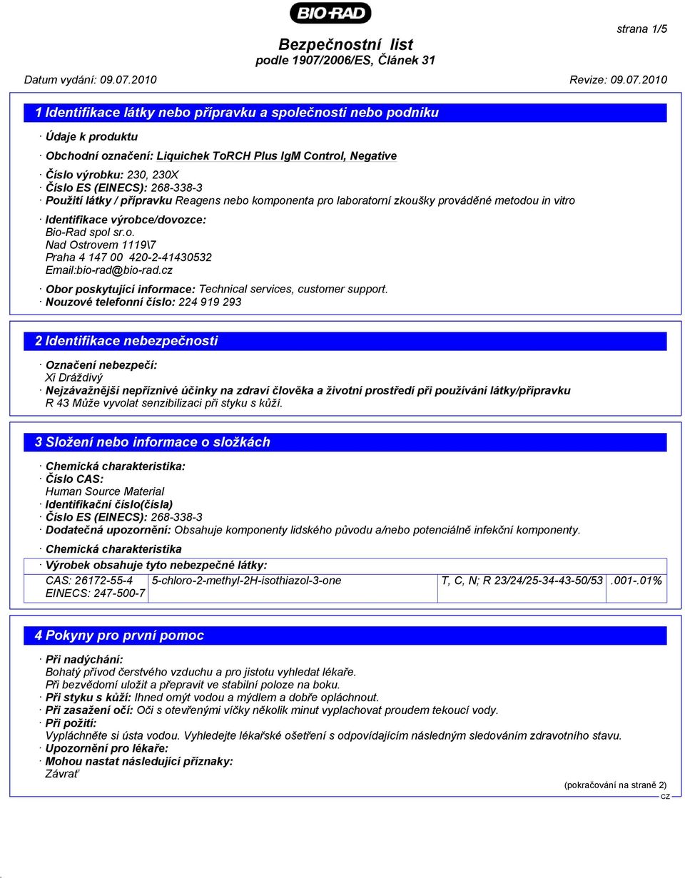 cz Obor poskytující informace: Technical services, customer support.